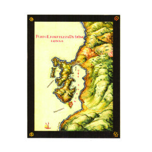 Γκραβούρα: Porto e Fortezza de Spinalonga