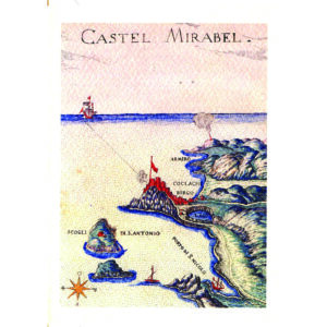 Γκραβούρα : M. Boschinbi Castel Mirabel 1651