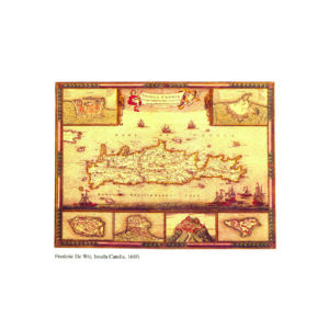 Χάρτης Γκραβούρα Χάρτες της Κρήτης - κρήτη μικρό Dewit 1680